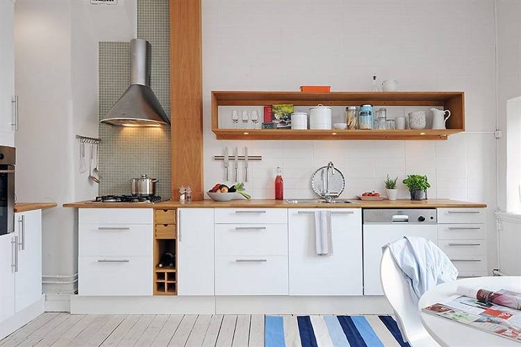 Không gian bếp trở nên hiện đại với tủ bếp acrylic