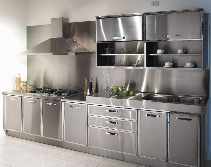 Tủ bếp inox, giải pháp cho căn bếp phong cách độc đáo và vệ sinh